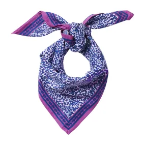 Foulard Indien Savane Bleu Cassis Enfant