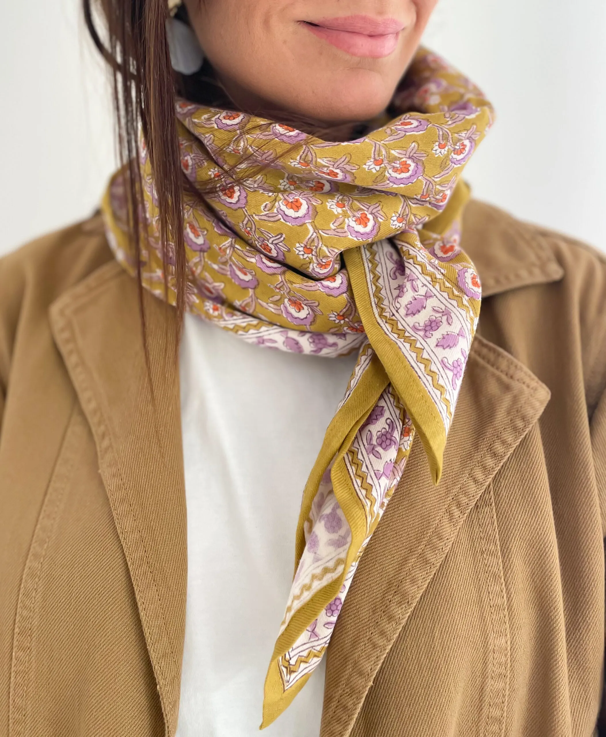 Foulard indien Victorian absynthe | maugconcepstore