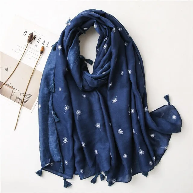 Foulard pour femme 180 bleu - Essi