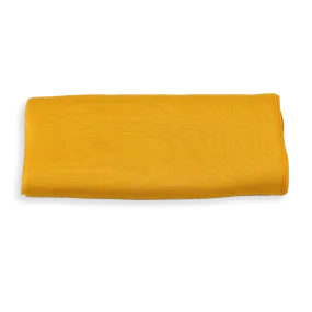 FOULARD SOIE UNIE JAUNE SAFRAN