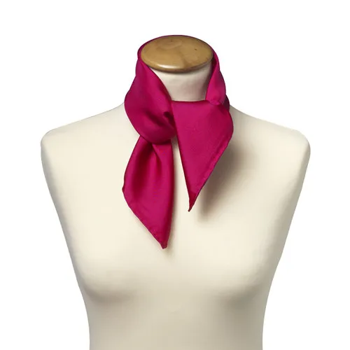 Foulards / Foulard soie fuchsia - carré