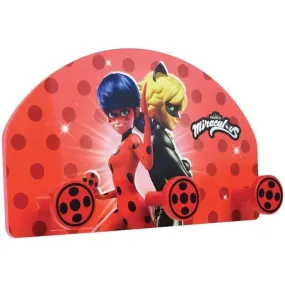 Fun house miraculous ladybug porte manteau pour enfant h.37 x l.21.5 x p.68 cm rouge - Fun house