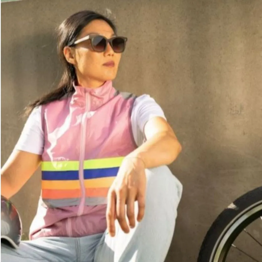 gilet de cyclisme rosé Penny Gofluo