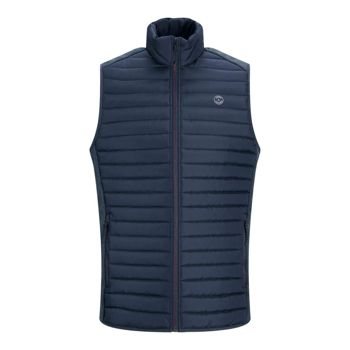 Gilet matelassé capuche Sans manches Bleu Marine Jake Jack & Jones - Manteau / Blouson Homme sur MenCorner