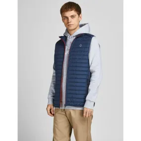 Gilet matelassé Capuche Sans manches Bleu Marine Jules Remy Jack & Jones - Manteau / Blouson Homme sur MenCorner