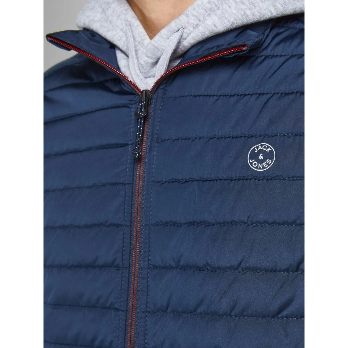 Gilet matelassé Capuche Sans manches Bleu Marine Jules Remy Jack & Jones - Manteau / Blouson Homme sur MenCorner