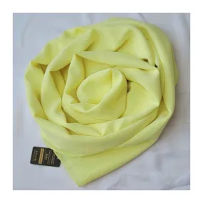 Hijab Soie de Médine Jaune Clair - Voile ou Foulard - Sedef