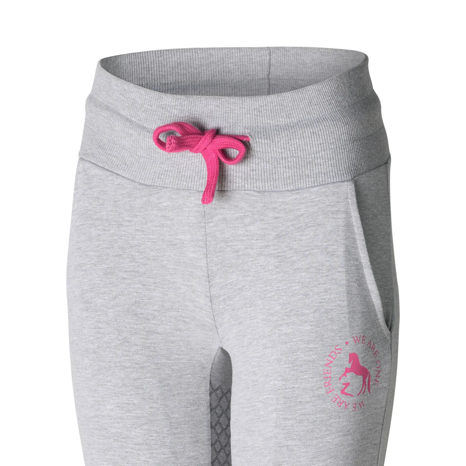 Horze Leggings d'équitation extensibles en coton Elinor pour enfant