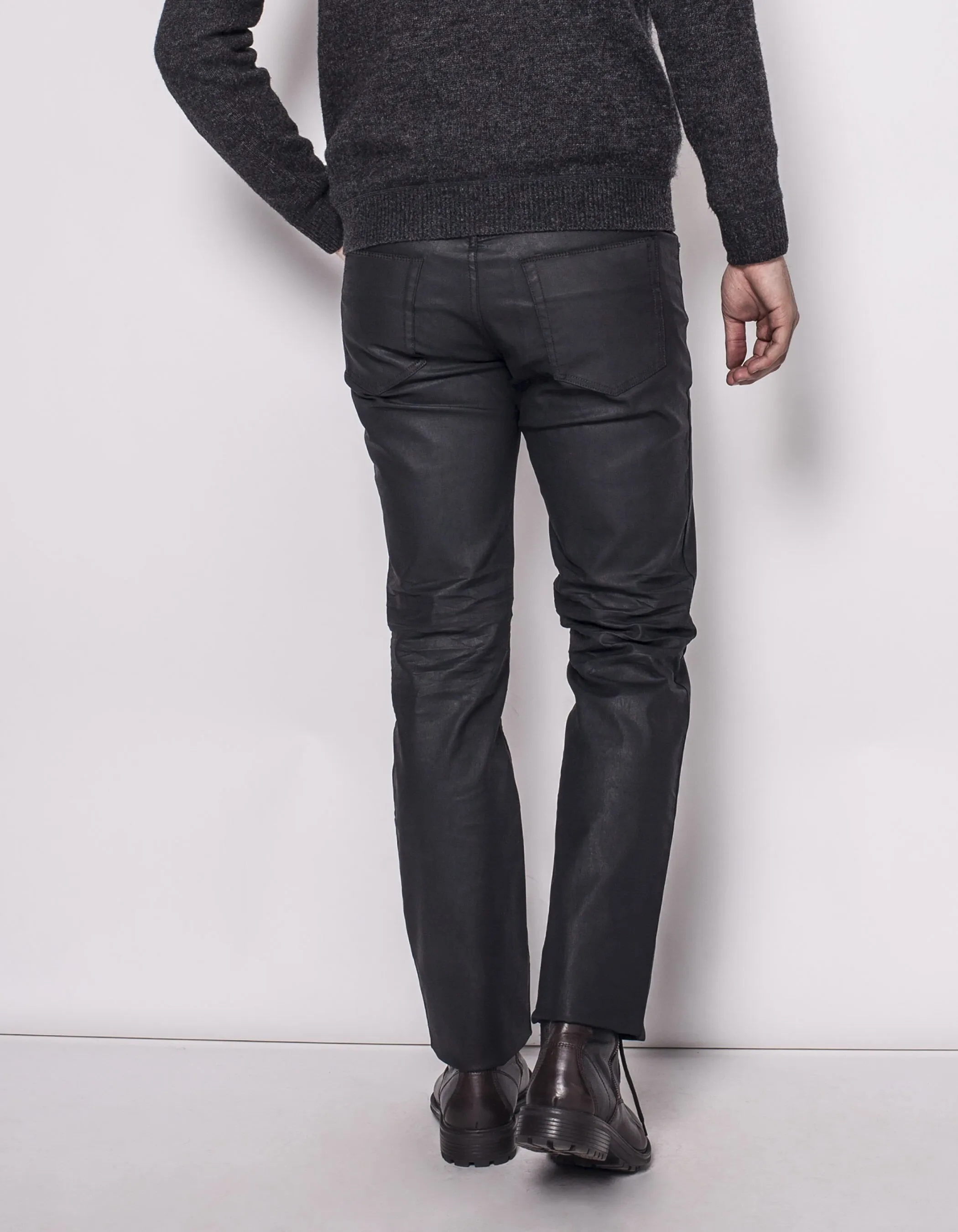 Jean slim homme enduit