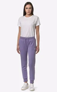 Jogging Ginevra violet K-Way - La Canadienne - Pantalons / shorts Textile Violet