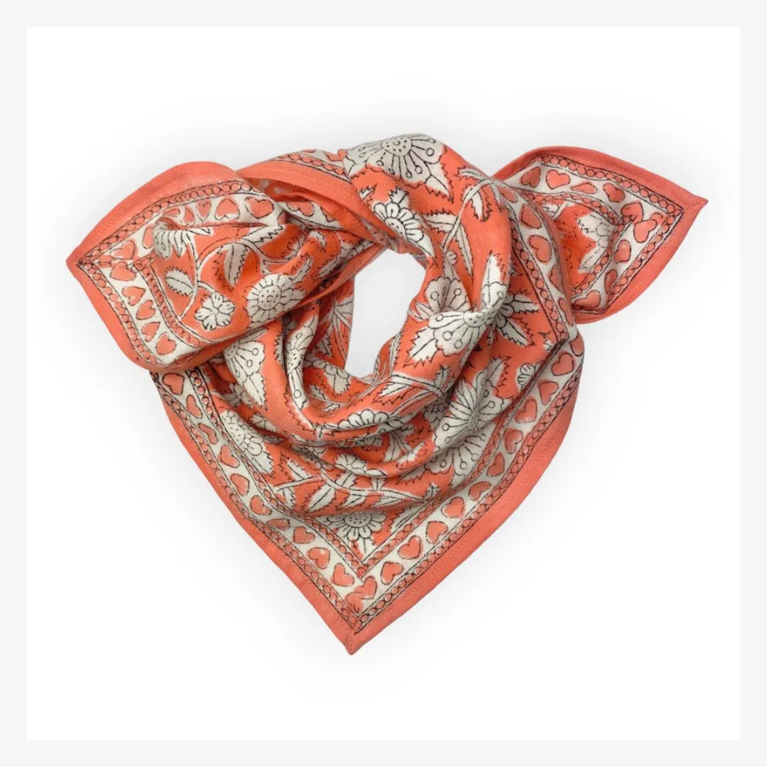 latelierdemaman - Apaches Collections - Petit foulard Manika | Cœur...