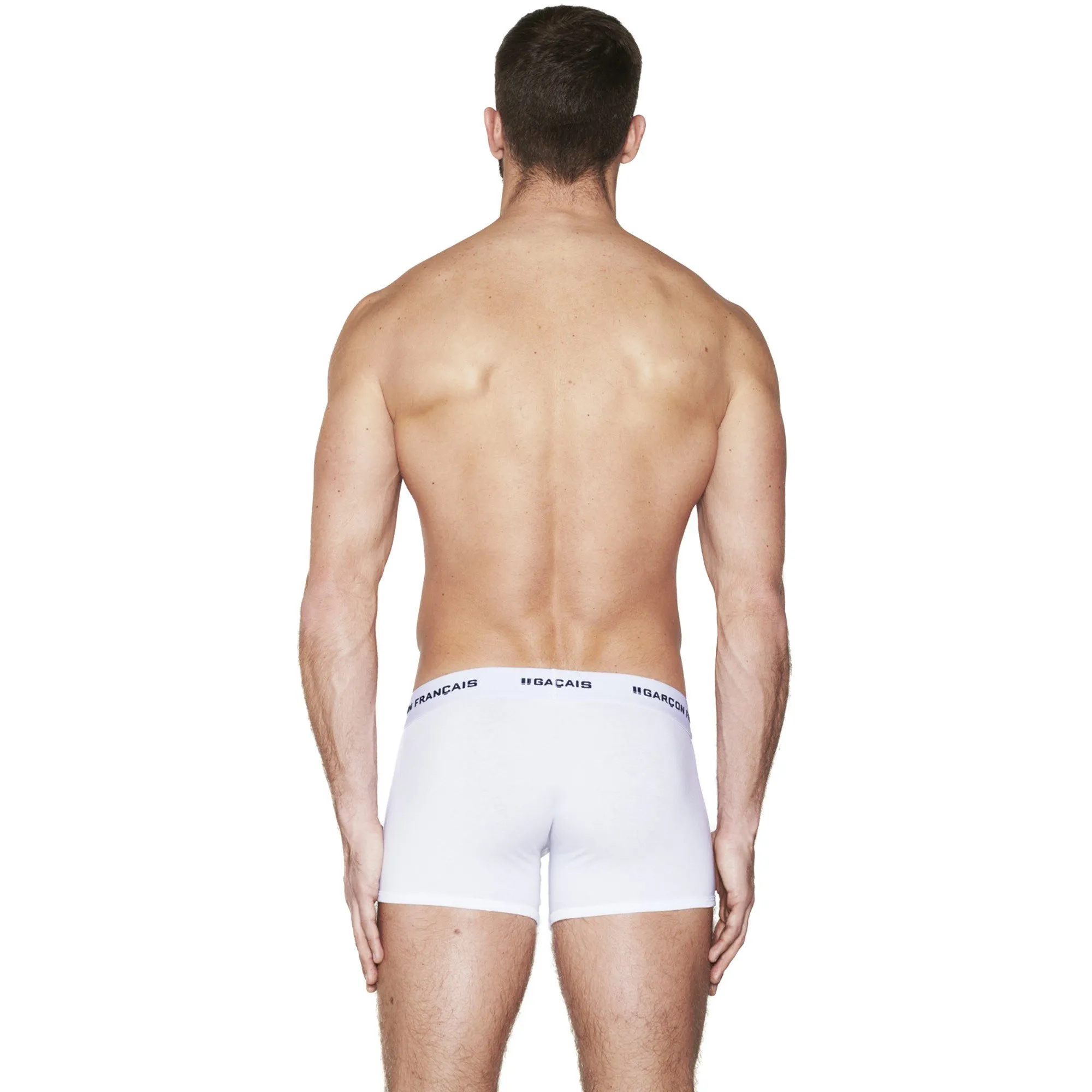 Le Boxer long blanc Indispensable - Garçon Français : vente shorty ...