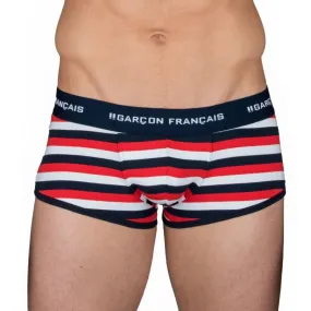 Le boxer rayures tricolores - Garçon Français : vente de sous vêtem...