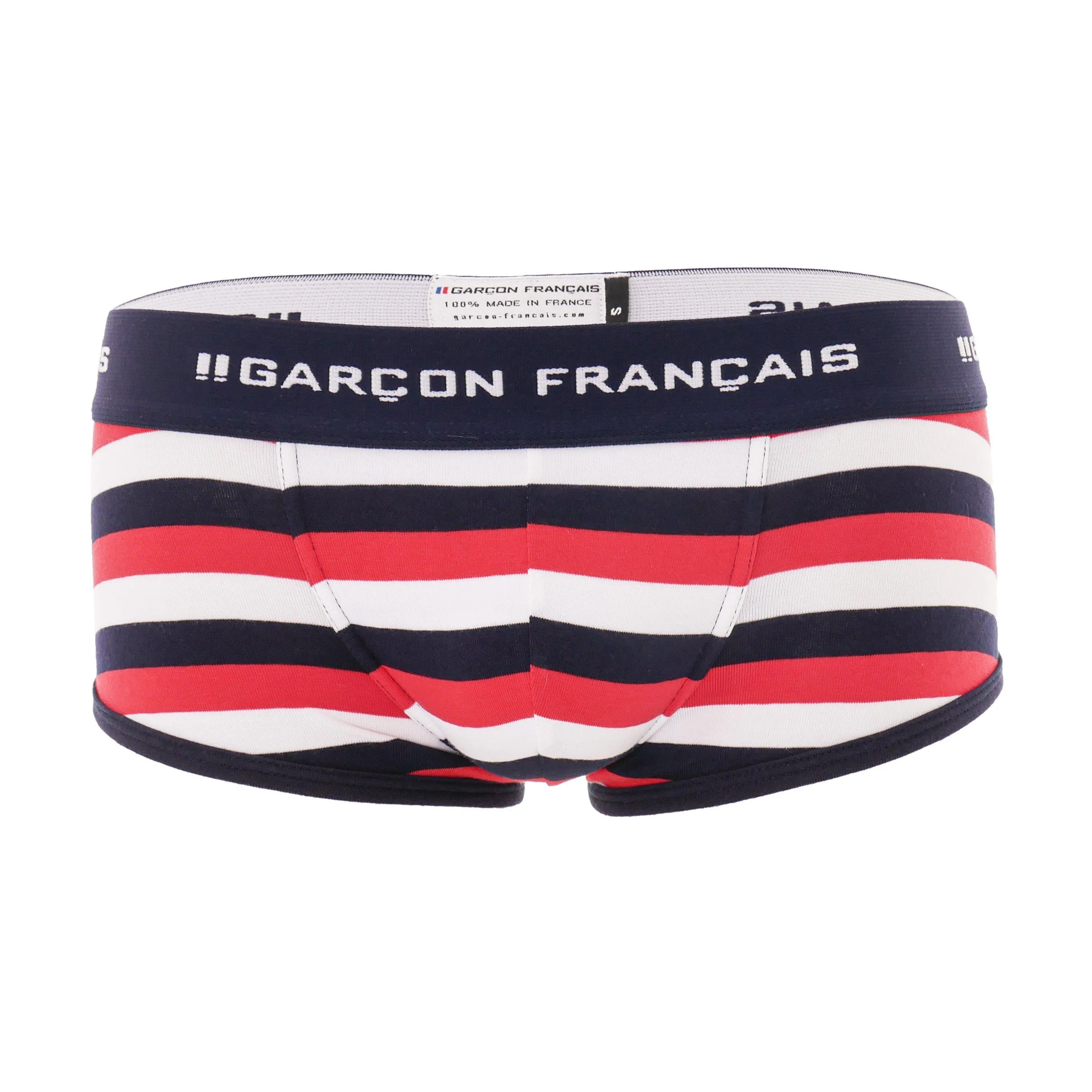 Le boxer rayures tricolores - Garçon Français : vente de sous vêtem...