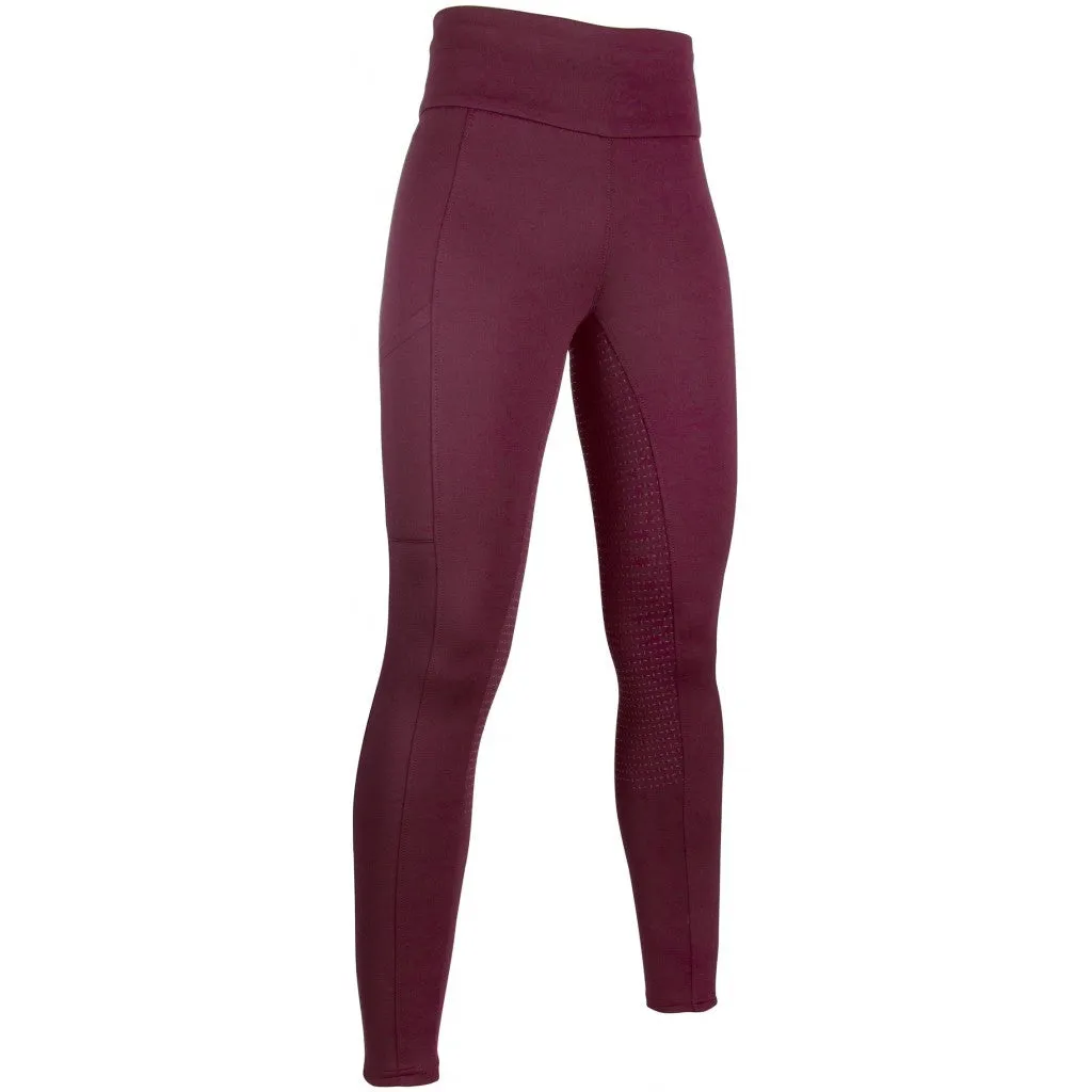 Legging équitation femme HKM Cosy full grip