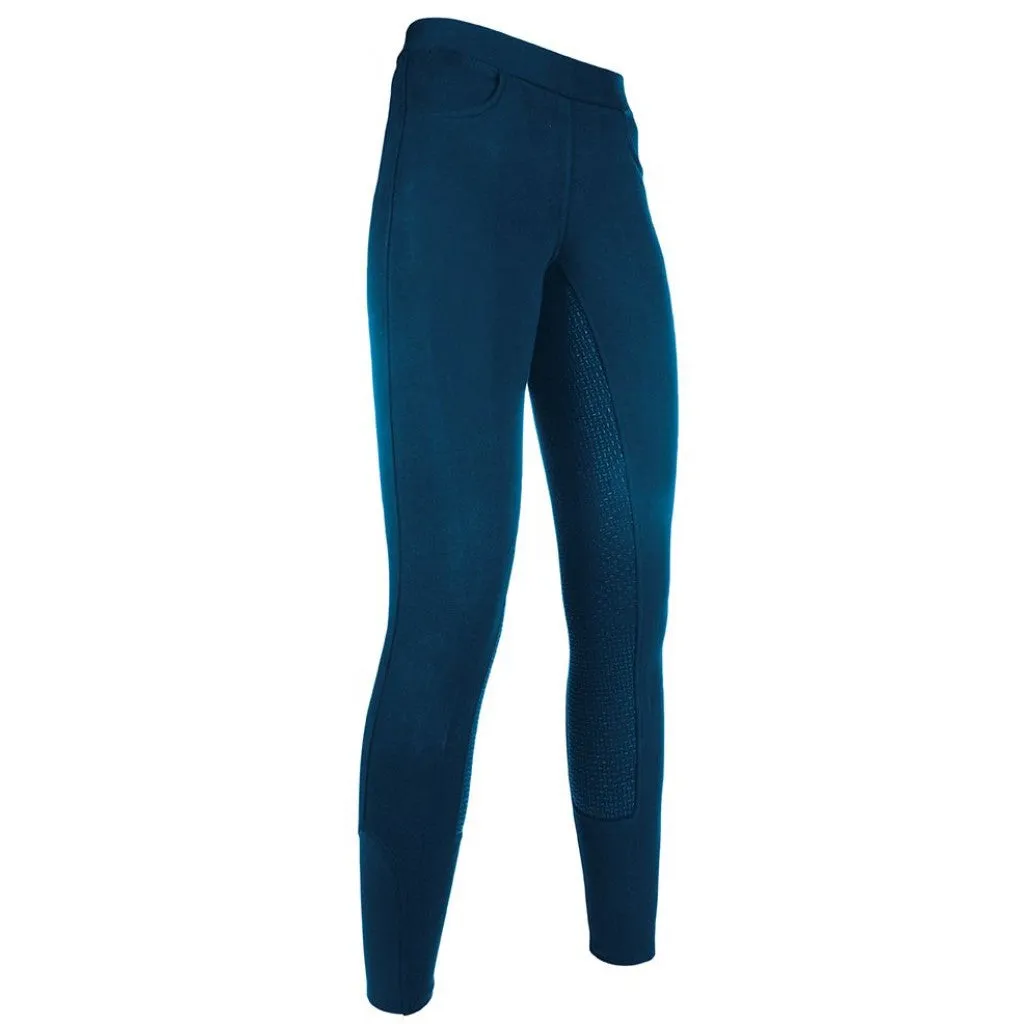 Legging équitation femme HKM Yvi full grip