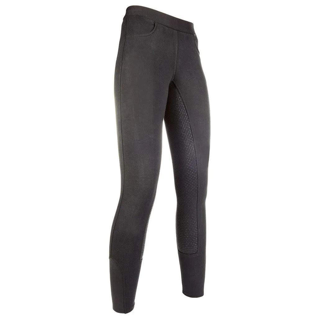 Legging équitation femme HKM Yvi full grip