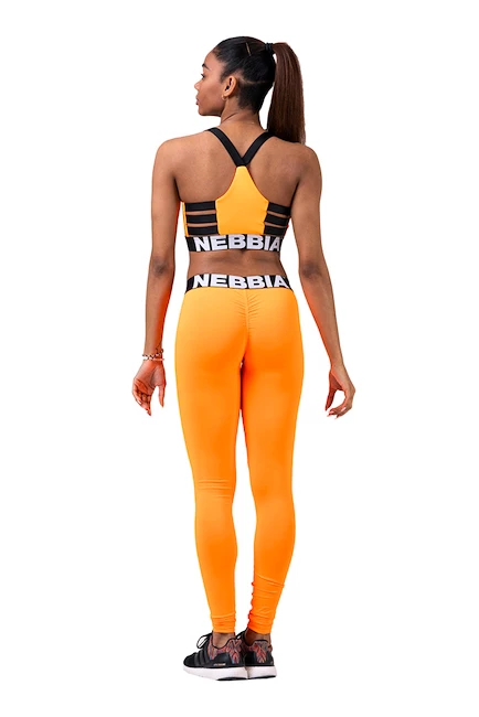 Leggings pour femme Nebbia Hero Scrunch Butt leggings 528 orange M