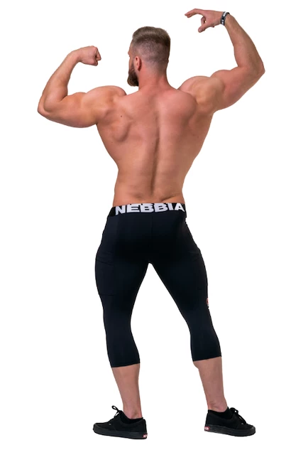 Leggings pour homme Nebbia  Legend of Today leggings calf lenght 188 black