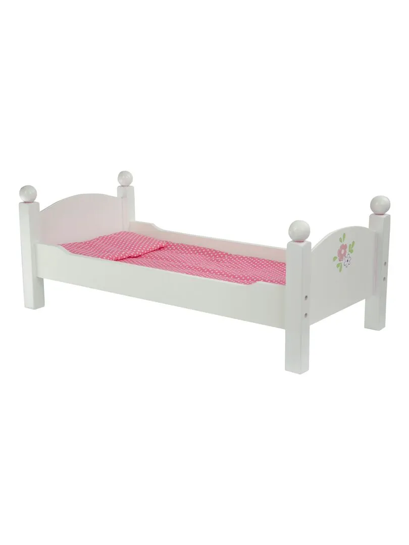 Lit superposé bois poupée poupon Little Princess mobiler accessoire TD-0095A - N/A