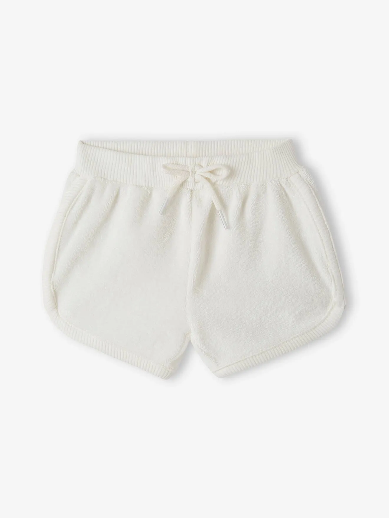 Lot de 4 shorts en éponge naissance bleu chambray - Vertbaudet