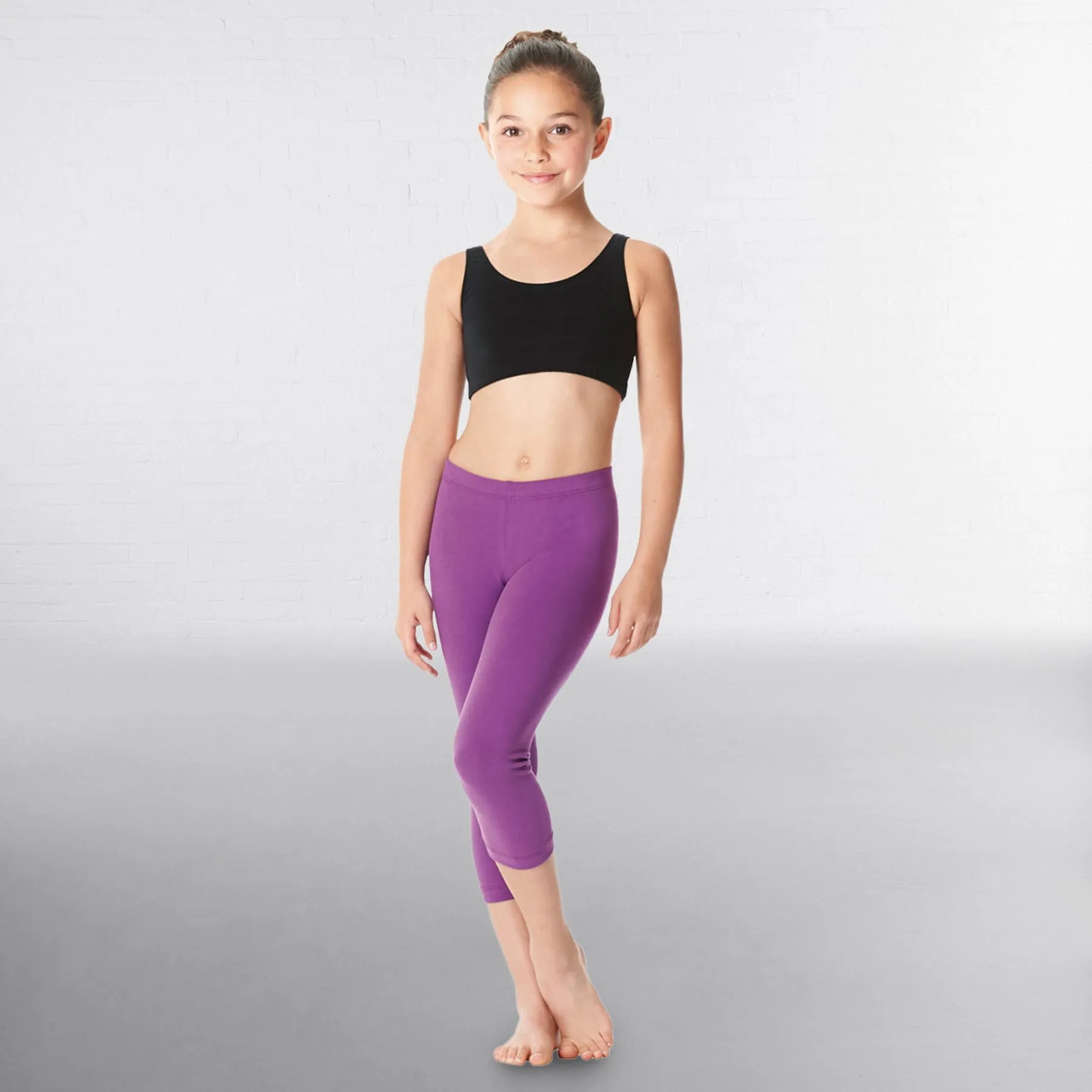 Lulli Brushed Cotton Capri Dance Leggings Rayna