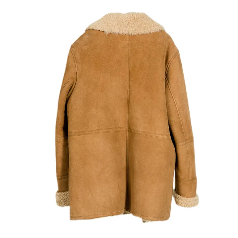 MANTEAU 37 CAMEL SHEEP LEATHER