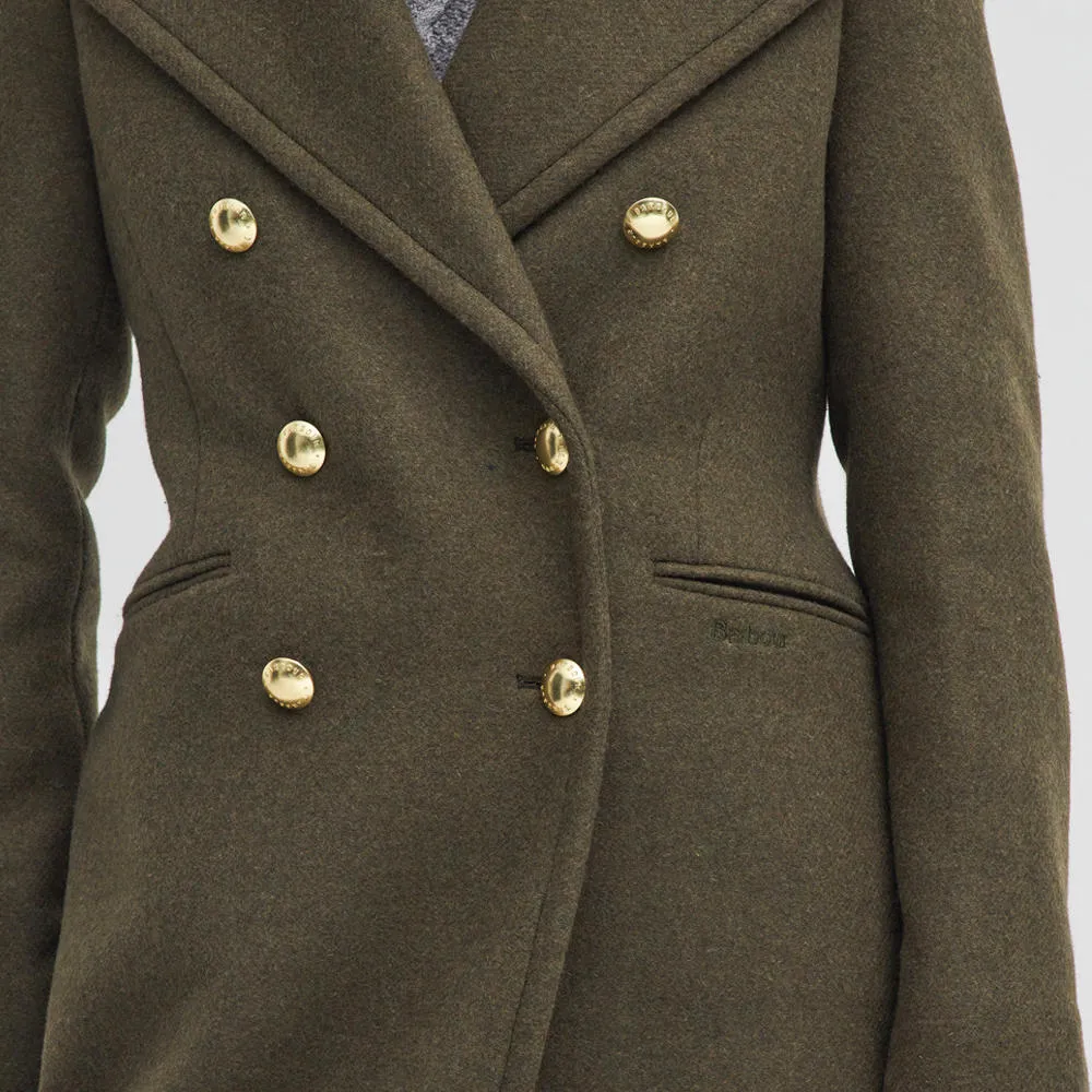 Manteau en laine pour femme Barbour » Reva Military Coat «