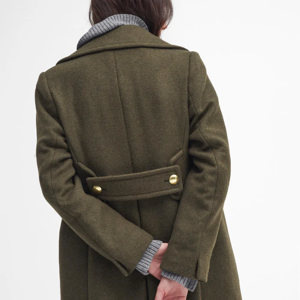 Manteau en laine pour femme Barbour » Reva Military Coat «