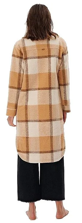 manteau Rip Curl Breeze Check - Camel - women´s