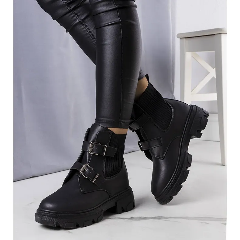 PA1 Bottes Isamba noires le noir