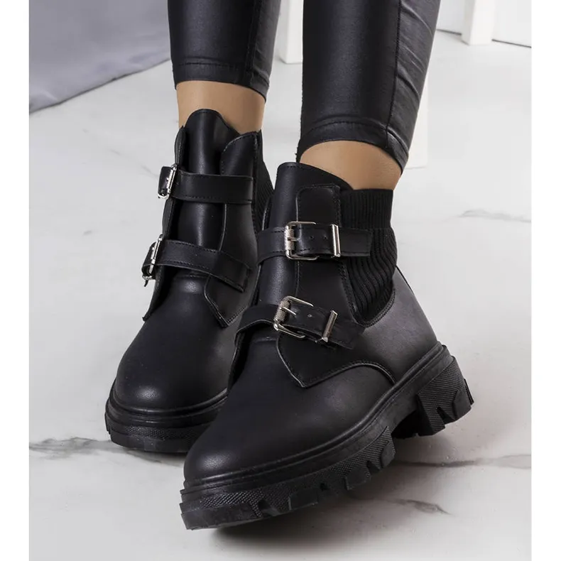 PA1 Bottes Isamba noires le noir