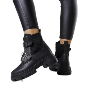 PA1 Bottes Isamba noires le noir