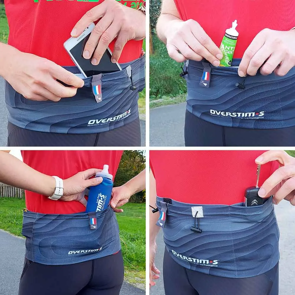 Pack Marathon Overstim.s 2023 avec ceinture running/porte-dossard OFFERTE