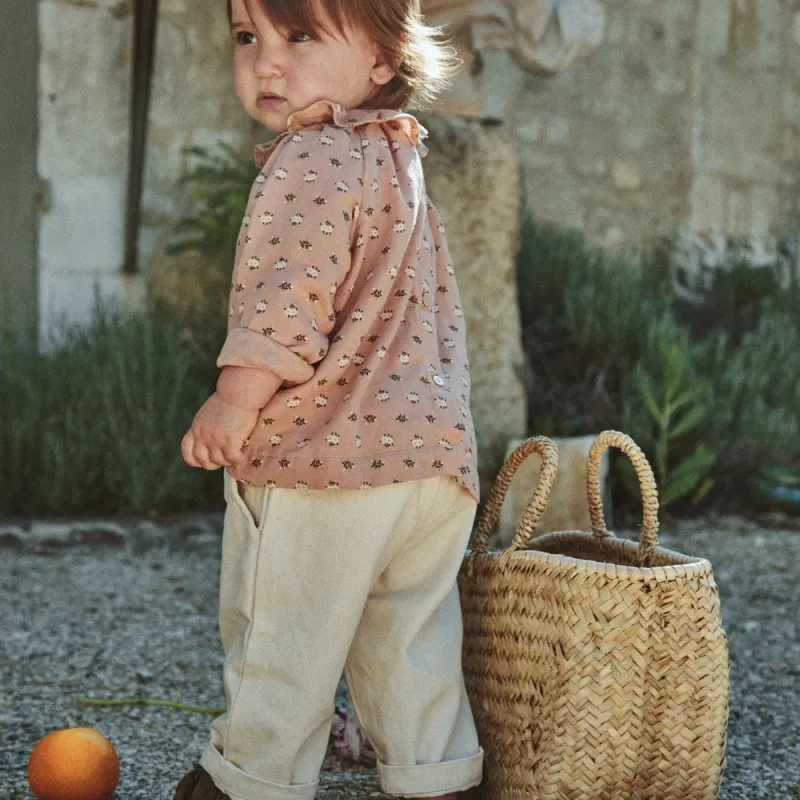 PANTALON POMELOS Denim Écru