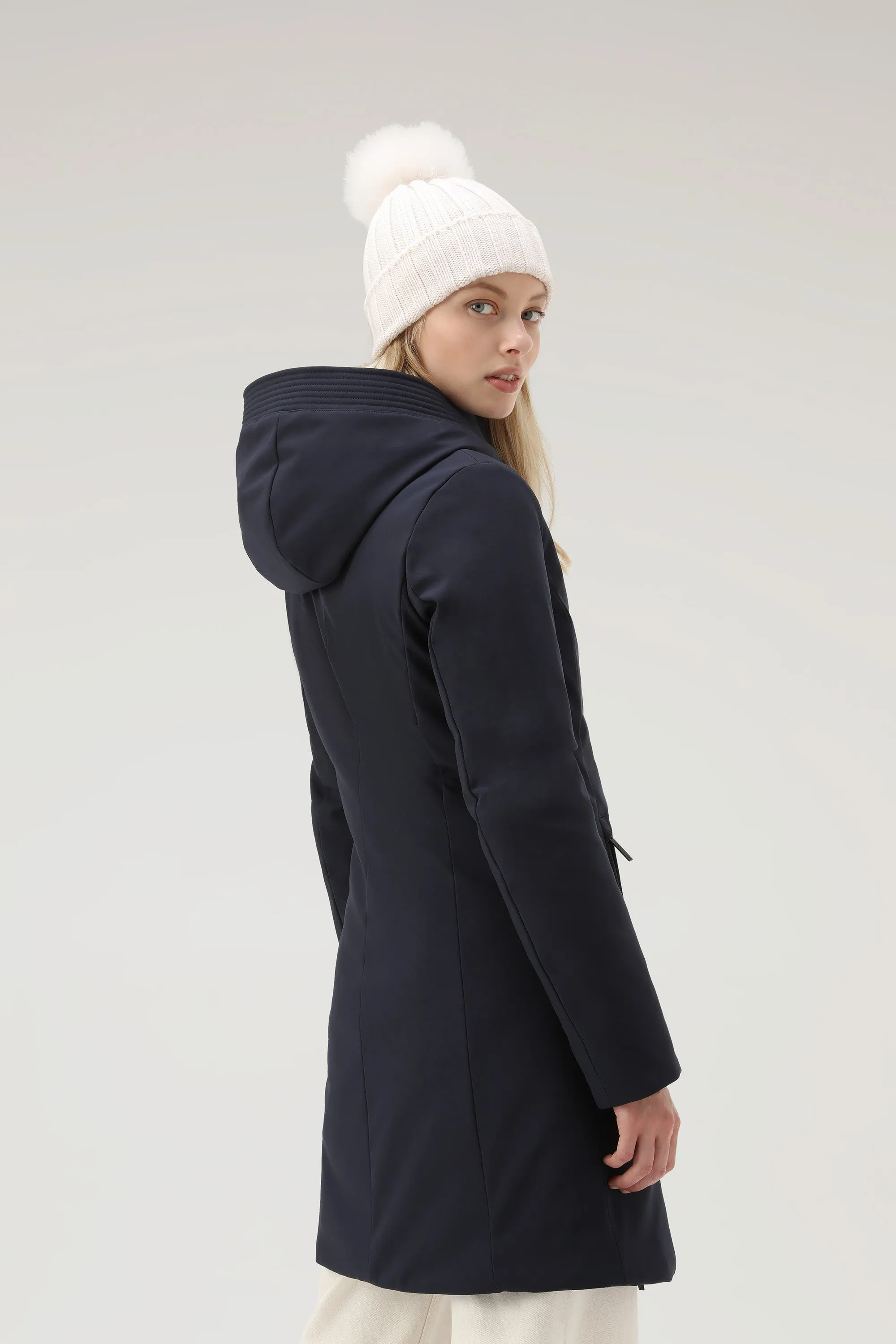 Parka Woolrich Firth en Softshell - Melton Blue