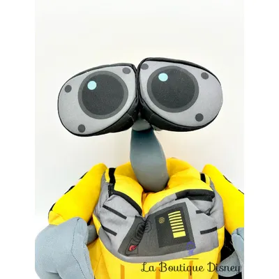 Peluche Range Pyjama Wall E Disney Pixar Thinkway Toys robot gris jaune 30 cm