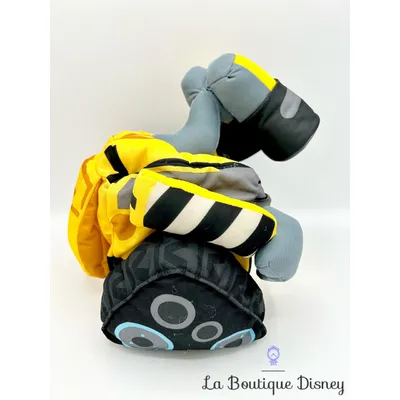 Peluche Range Pyjama Wall E Disney Pixar Thinkway Toys robot gris jaune 30 cm