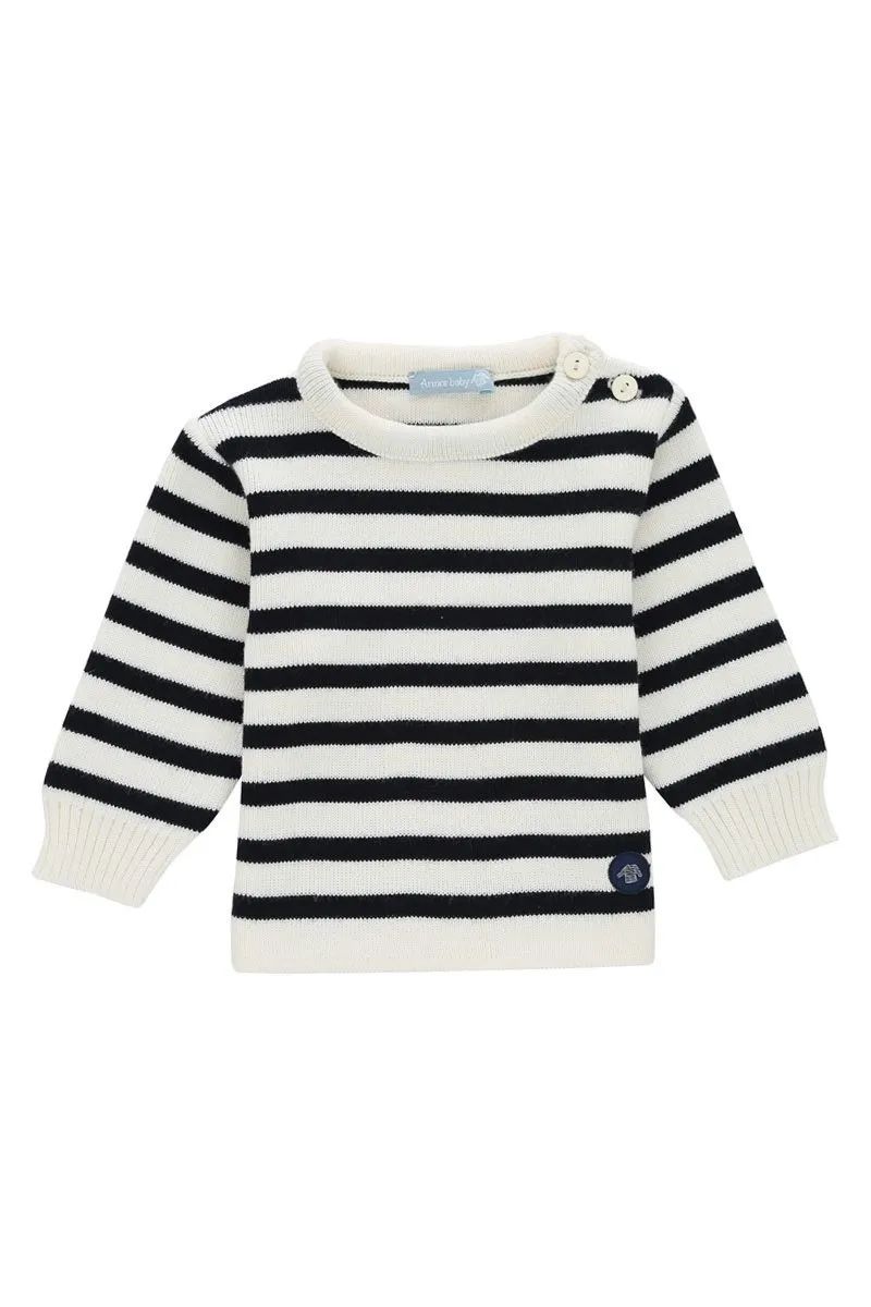 Pull marin rayé "Fouesnant" Baby