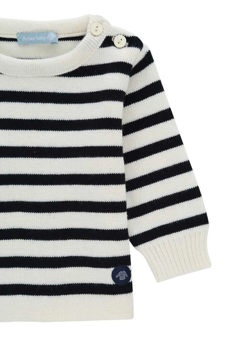 Pull marin rayé "Fouesnant" Baby