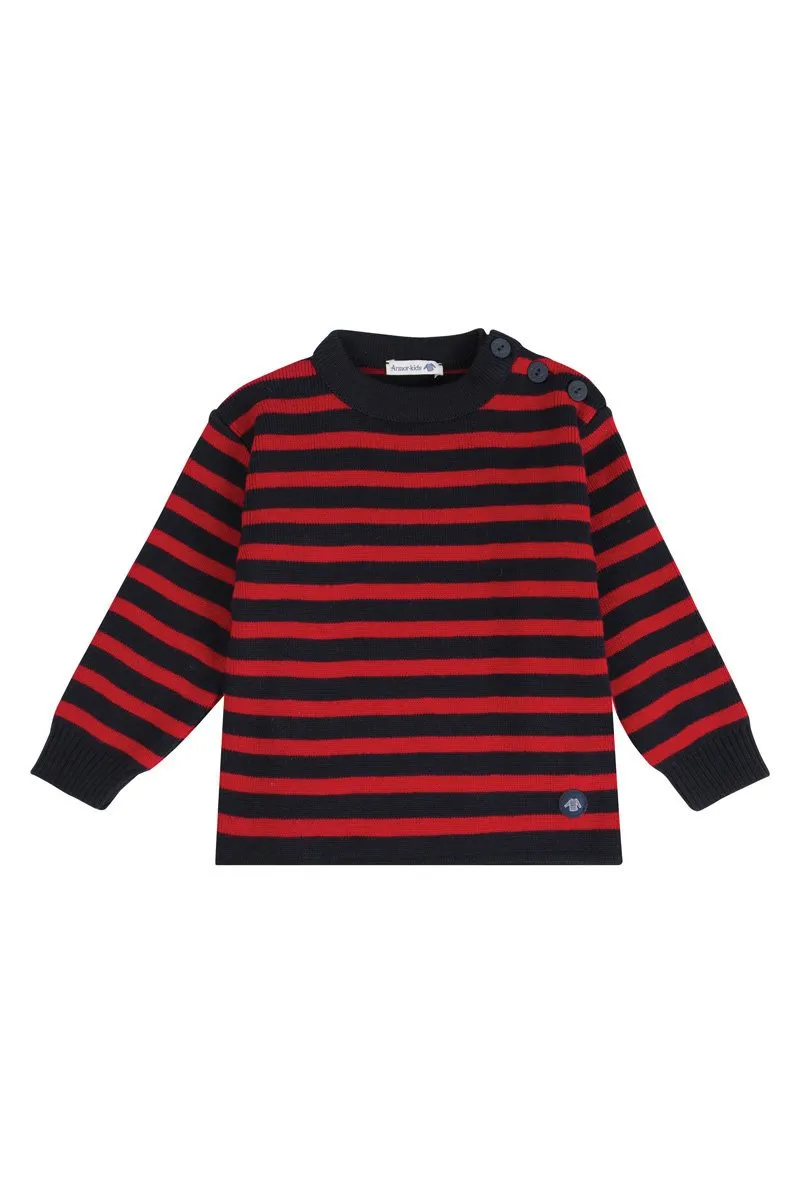 Pull marin rayé "Fouesnant" Kids