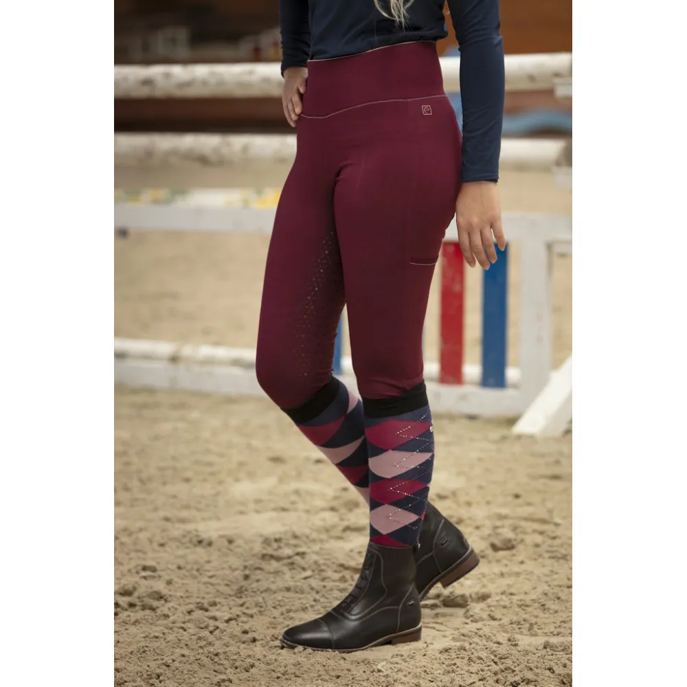 Pull-on EQUITHÈME Lyly fond silicone pour enfant - PADD - PANTALONS ET LEGGINGS D'ÉQUITATION - PADD