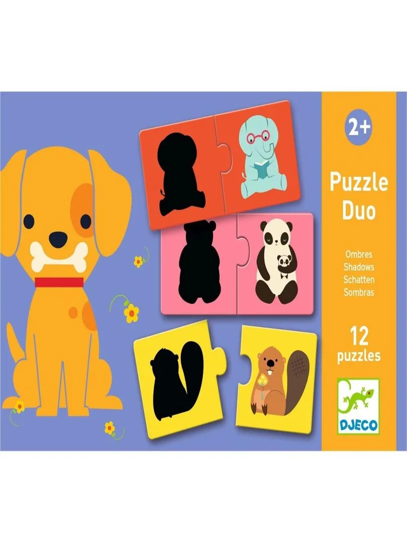 Puzzle Duo Les Ombres 2 Ans - N/A