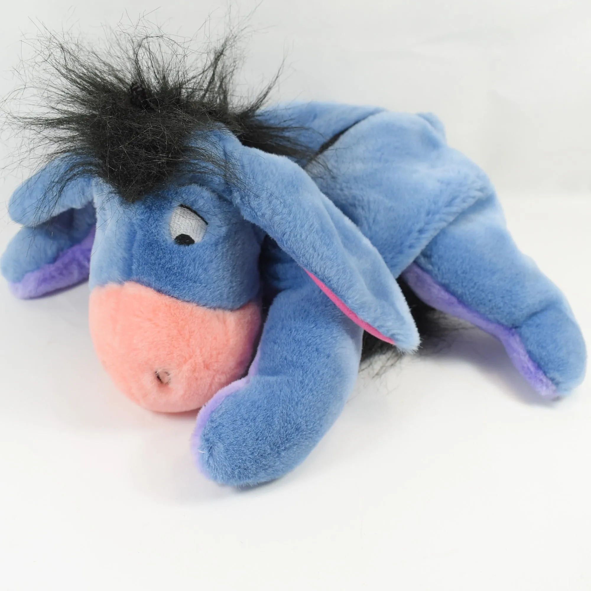 Range pyjama peluche âne Bourriquet DISNEY JEMINI bleu violet 40 cm