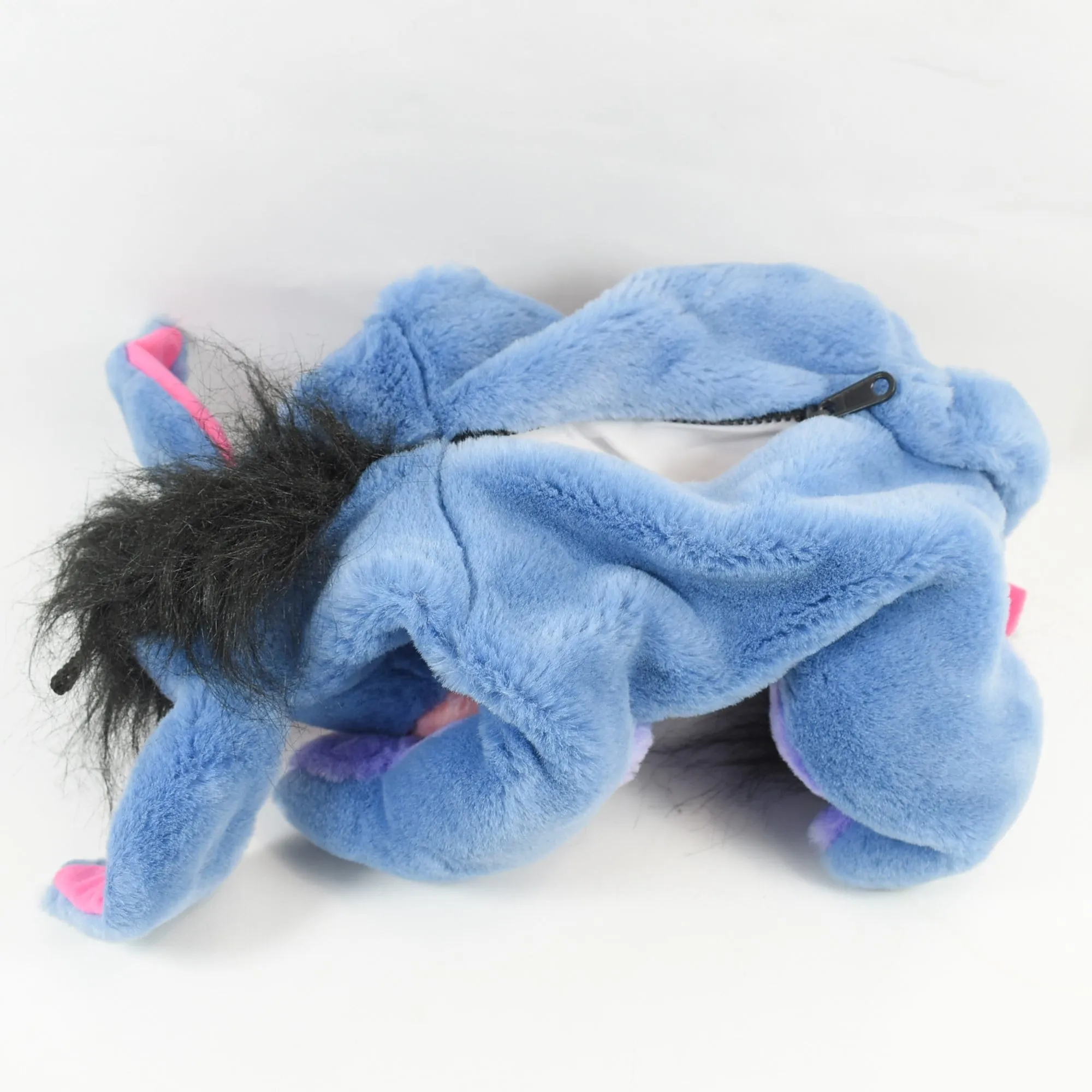 Range pyjama peluche âne Bourriquet DISNEY JEMINI bleu violet 40 cm