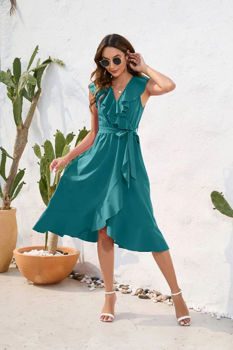 Robe Champêtre Chic  Turquoise