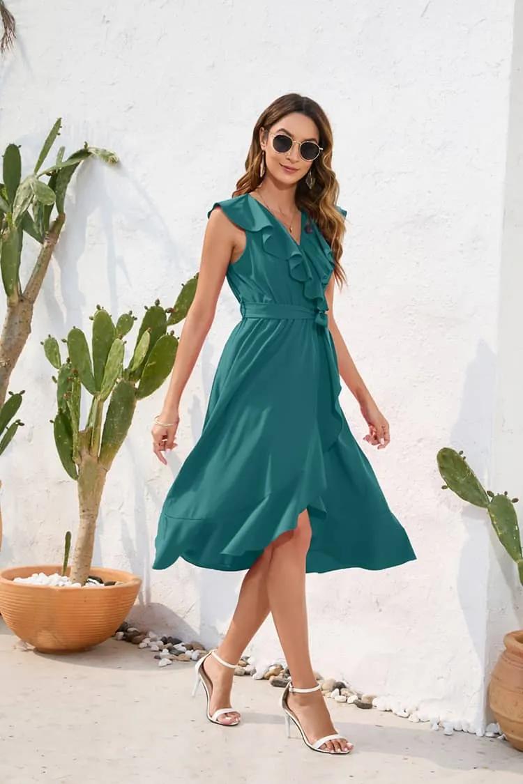 Robe Champêtre Chic  Turquoise