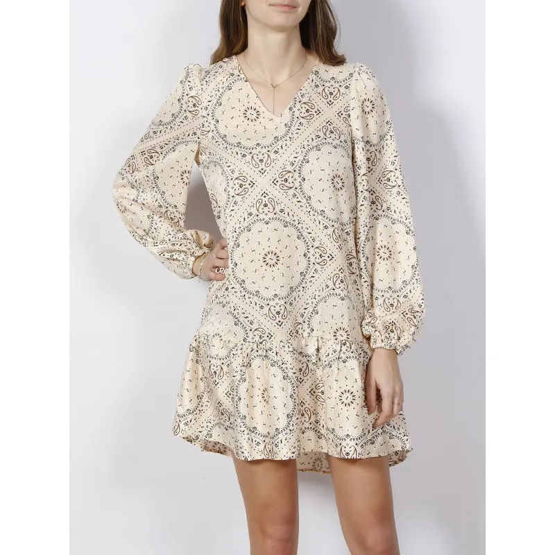 Robe col v gavi multicolore femme - Vero Moda | wimod