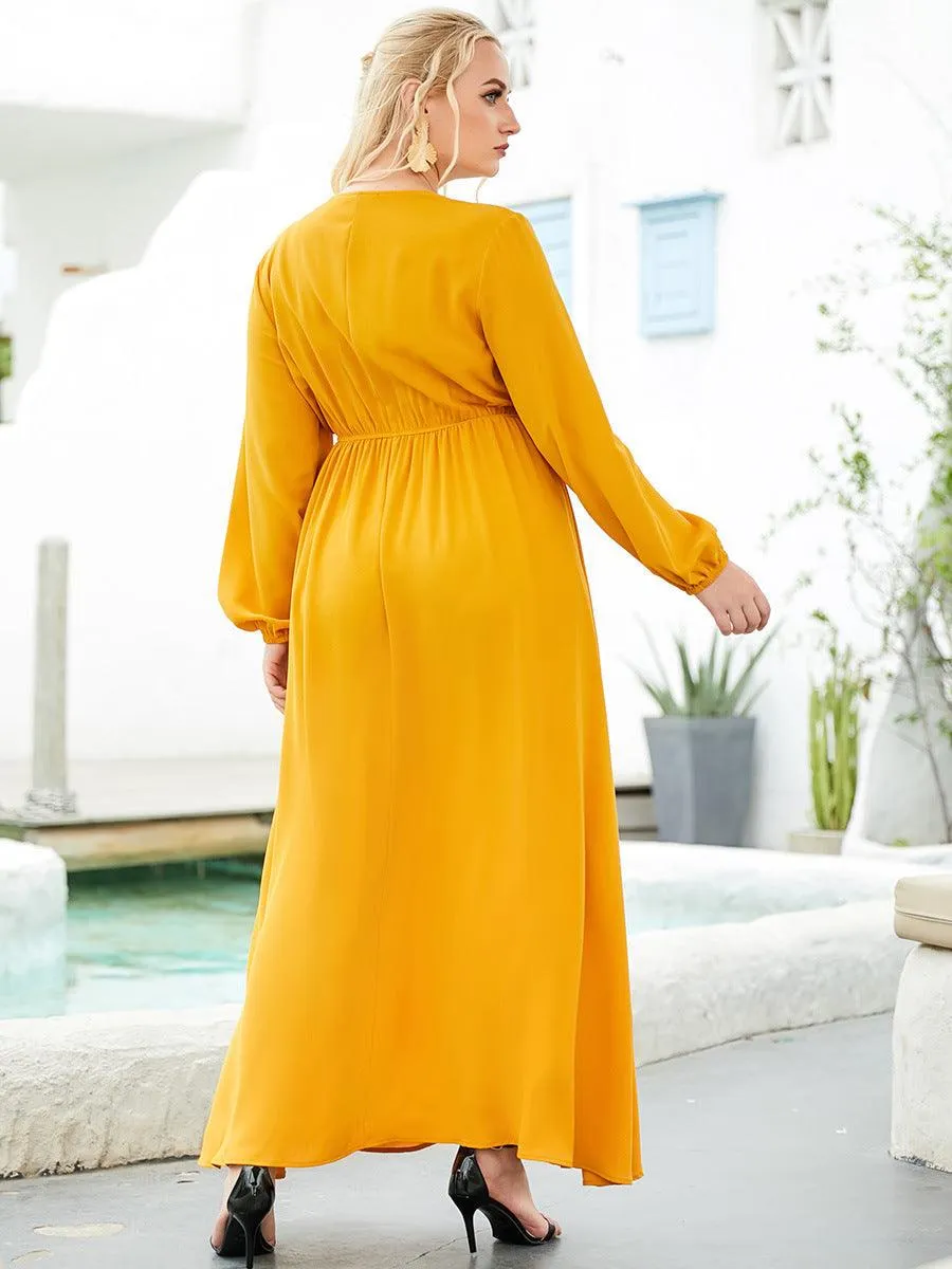 Robe Jaune Rétro