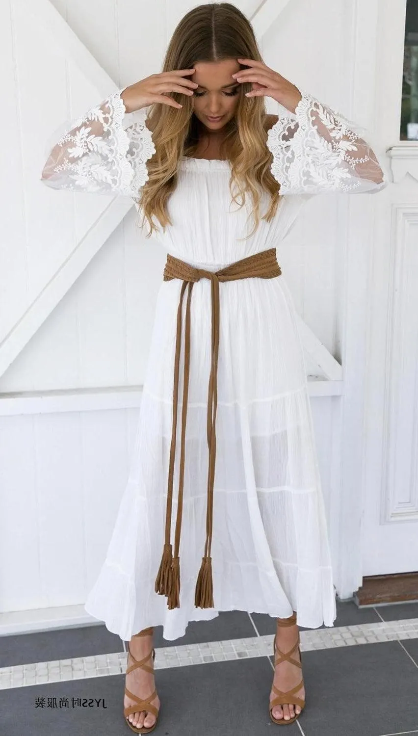 Robe longue bohème hiver 2019